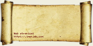 Ranislava Bonderović vizit kartica